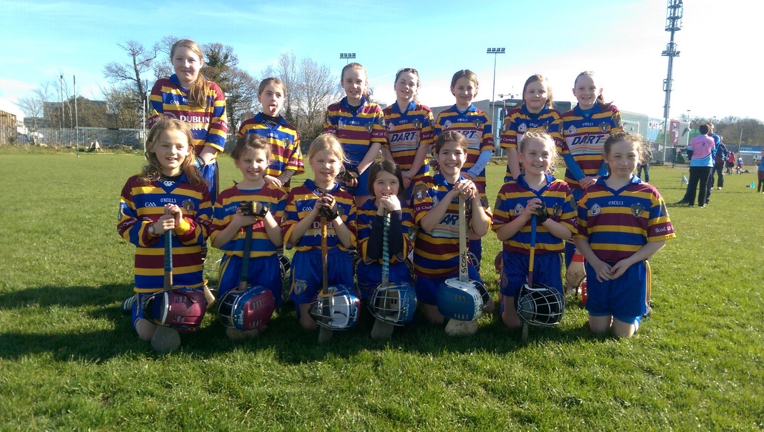 Back Row (L-R) Ellie, Roisín, Reailtín, Therese, Sorcha, Heather, Caoilinn. Front Row (L-R) Aoileann, Sadhbh, Kate, Ella, Katerina, Sophie, Eabha.