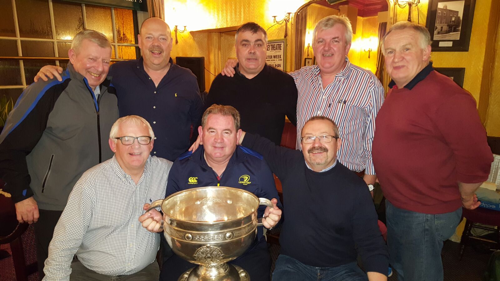 Back; Peter Morely, TJ Farrelly, Mick O'Connell, Stephen Cumiskey, Tommy NaughtonFront; John Coady, Sean Lee, Matt Cushen