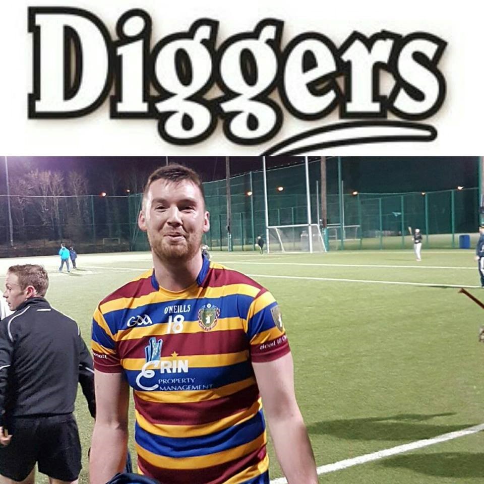 A strong proponent for a thriving Stag Bar, known for pulling a pint as much as a hurl, meet the giraffe who is sponsored by Diggers...Daire Ryan!