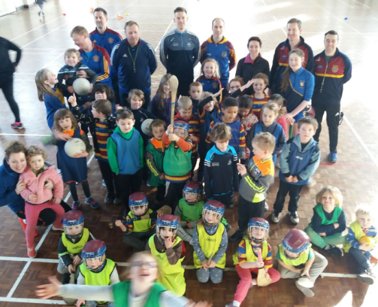 Group picture with Scoil Star Andy Bunyan last week at the Nursey!