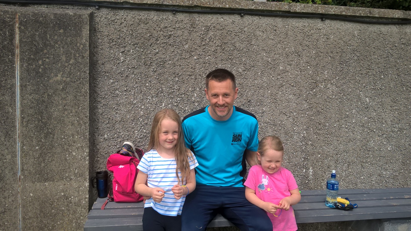 Well done to Players of the Week Peggy &amp; Cara, seen here with their proud dad and nursery coach Shane.