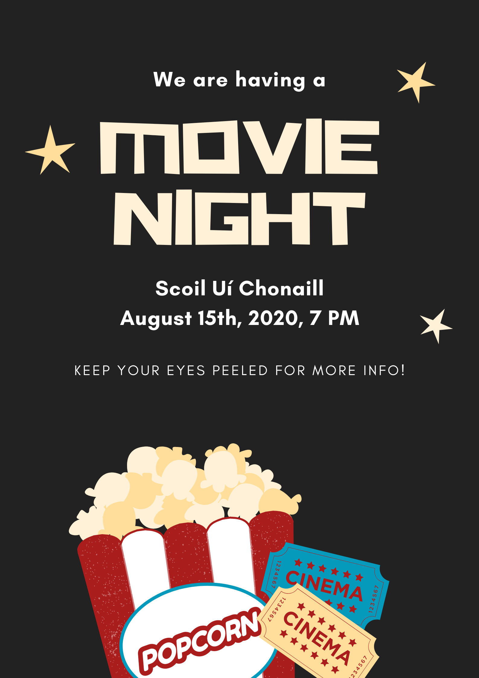 Black Movie Night Invitations Poster.png